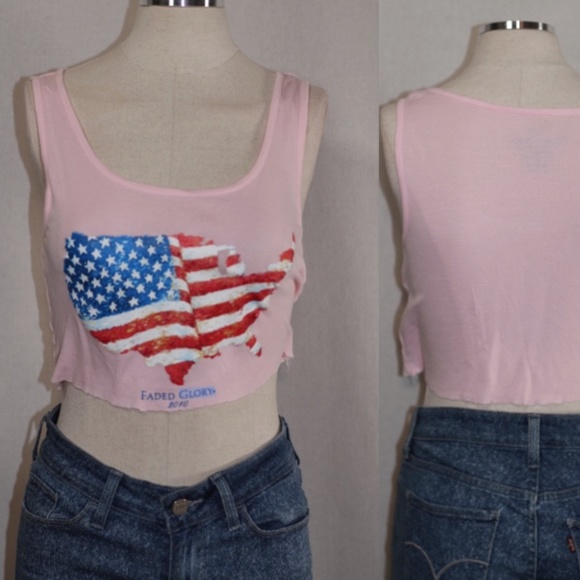 Faded Glory Cotton Crop Top - Picture 1 of 9